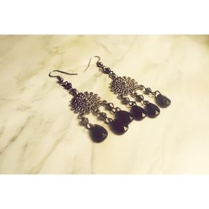 NEW Silver tone Boho Earrings